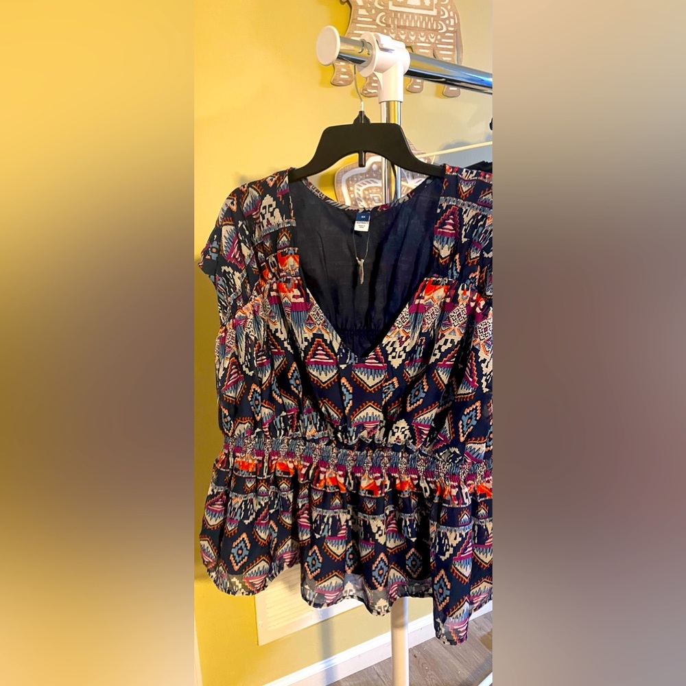 Waist Defined Top with Tags